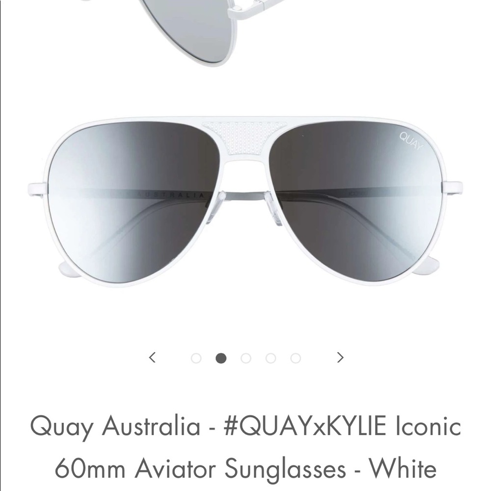 Quay White Sunglasses